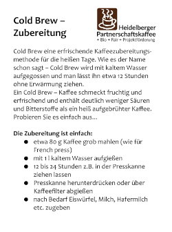 Rezept Cold-Brew-Zubereitung